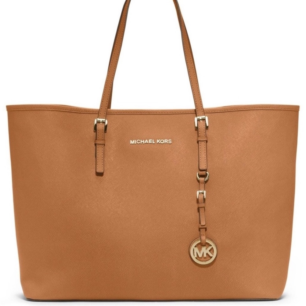 Michael Kors Jet Set Travel Saffiano Laptop Tote